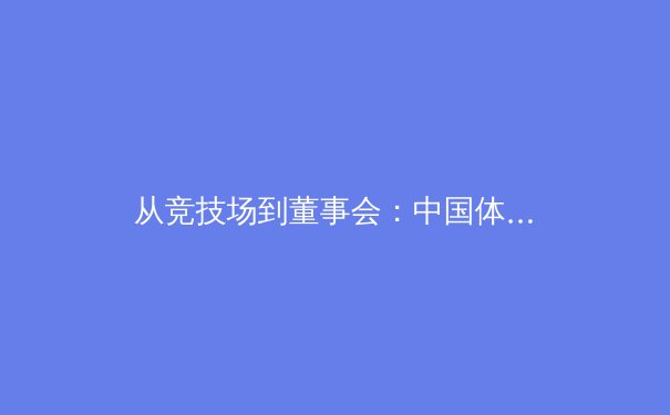 从竞技场到董事会：中国体育产业的资本博弈与价值重构 - 3